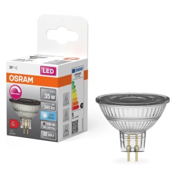 LED prigušivačka žarulja MR16 GU5,3/5W/12V 4000K 36° CRI 90 - Osram