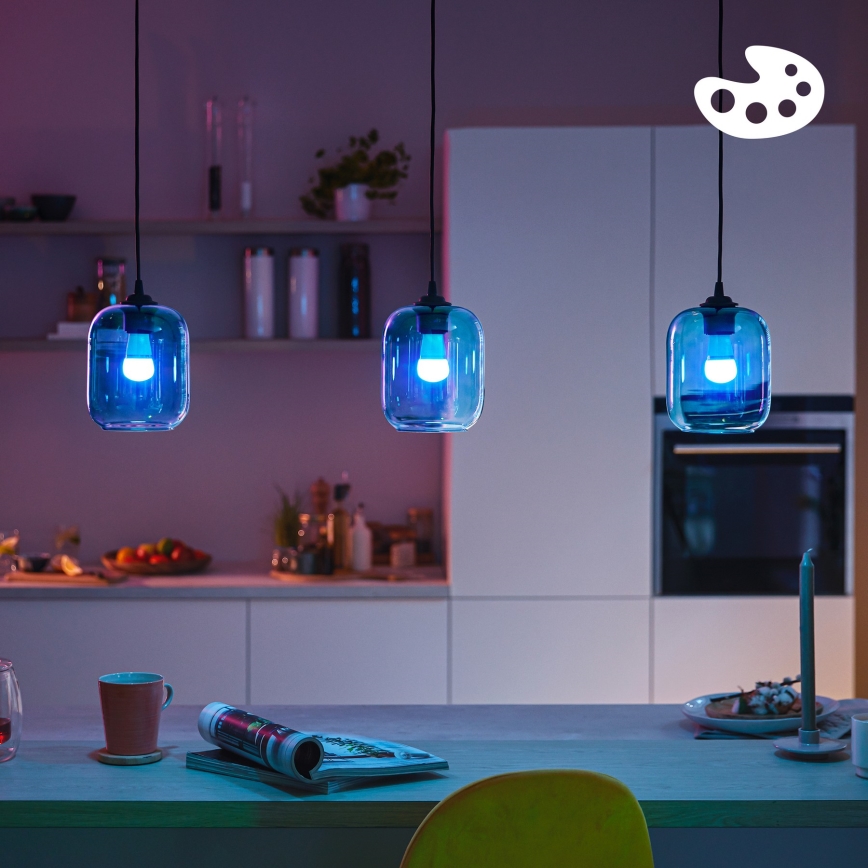 LED RGB prigušiva žarulja Philips SMART P45 E14/4,9W/230V 2200-6500K CRI 90