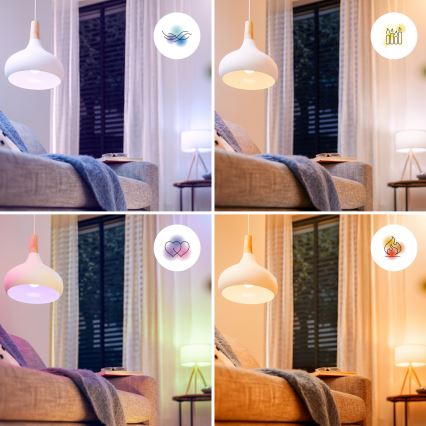 LED RGB prigušiva žarulja Philips SMART P45 E14/4,9W/230V 2200-6500K CRI 90
