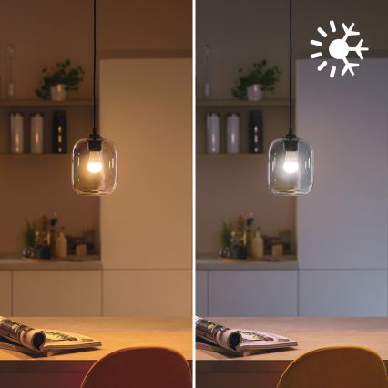 LED RGB prigušiva žarulja Philips SMART P45 E14/4,9W/230V 2200-6500K CRI 90