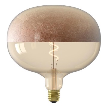 LED prigušivačka žarulja s poklopcem FILAMENT E27/6W/230V 1800K bakrena CRI 90