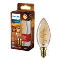 LED prigušivačka žarulja VINTAGE Philips B35 E14/3,1W/230V 2200K CRI 90