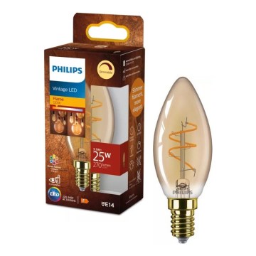 LED prigušivačka žarulja VINTAGE Philips B35 E14/3,1W/230V 2200K CRI 90