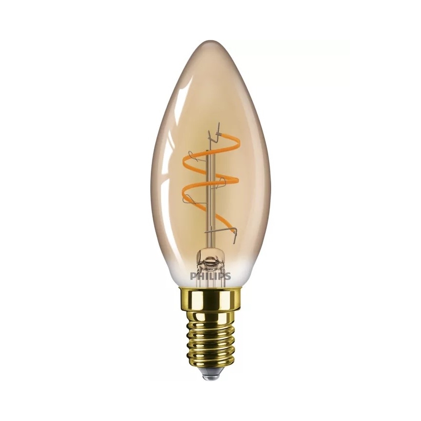 LED prigušivačka žarulja VINTAGE Philips B35 E14/3,1W/230V 2200K CRI 90