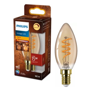 LED prigušivačka žarulja VINTAGE Philips E14/2,5W/230V 1800K
