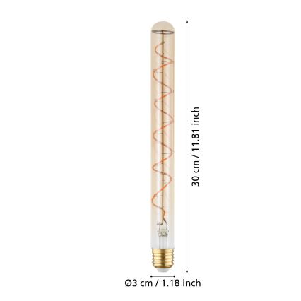 LED prigušivačka žarulja VINTAGE T30 E27/4W/230V 1600K - Eglo 110297