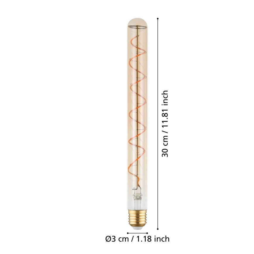 LED prigušivačka žarulja VINTAGE T30 E27/4W/230V 1600K - Eglo 110297