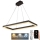 LED prigušivački luster na užetu LED/40W/230V 3000-6500K + daljinski upravljač