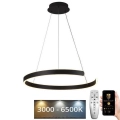 LED prigušivački luster na užetu LED/70W/230V 3000-6500K promjer 60 cm + daljinski upravljač