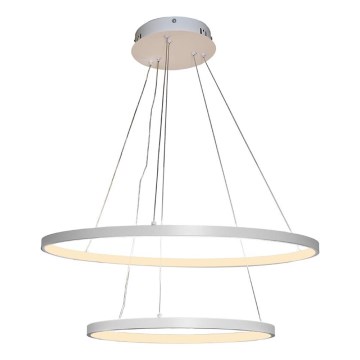 LED prigušivački luster na užetu LED/75W/230V 3000-6500K promjer 60 cm + daljinski upravljač