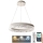 LED prigušivački luster na užetu LED/80W/230V 3000-6500K bijela + daljinski upravljač