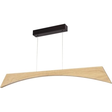 LED prigušivački luster na užetu ZIAD LED/14W/230V hrast