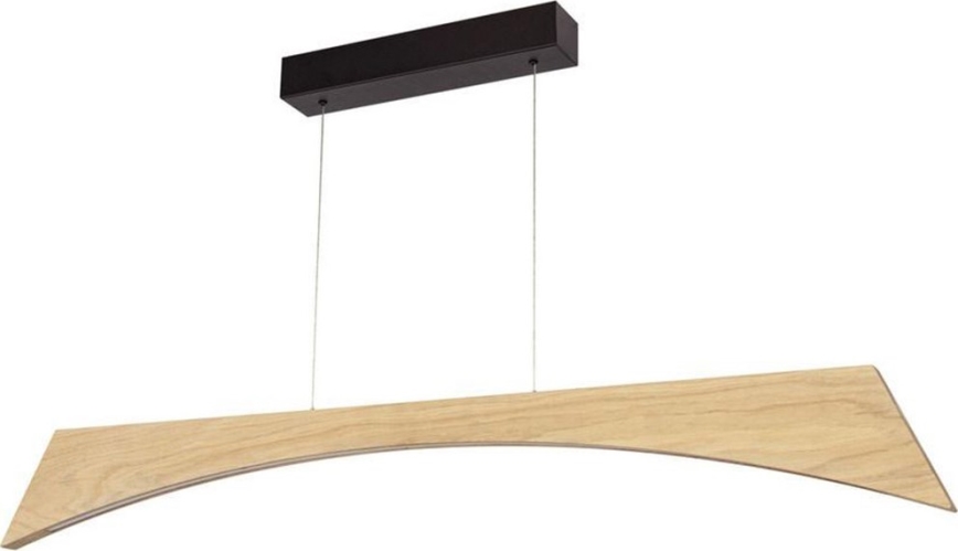 LED prigušivački luster na užetu ZIAD LED/14W/230V hrast