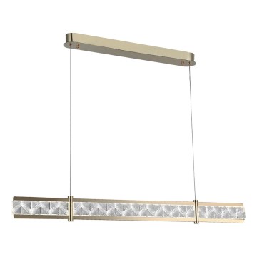 LED prigušivi kristalni luster na sajli ENRIQUE LED/20W//230V 3000-6000K + s daljinskim upravljačem
