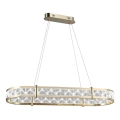 LED prigušivi kristalni luster na sajli ENRIQUE LED/50W//230V 3000-6000K + daljinski upravljač