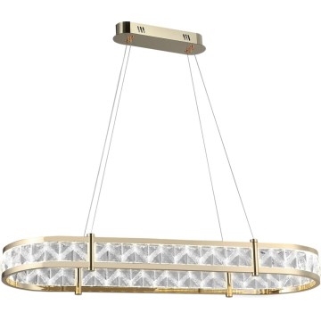 LED prigušivi kristalni luster na sajli ENRIQUE LED/50W//230V 3000-6000K + daljinski upravljač