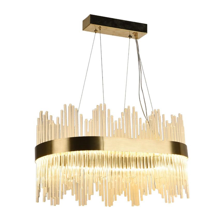 LED Prigušivi kristalni luster na sajli LED/70W/230V 3000-6500K + daljinski upravljač