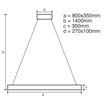 LED Prigušivi kristalni luster na sajli LED/90W/230V 3000-6500K + daljinski upravljač