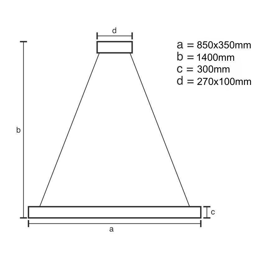 LED Prigušivi kristalni luster na sajli LED/90W/230V 3000-6500K + daljinski upravljač