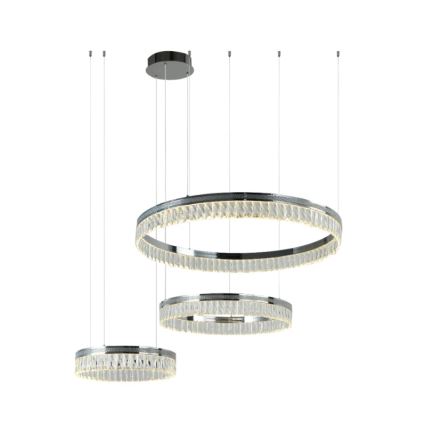 LED kristalni luster s mogućnošću prigušivanja na sajli THALIA LED/120W/230V 3000-6000K + daljinski upravljač