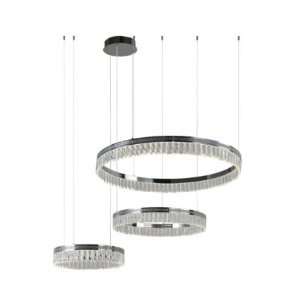 LED kristalni luster s mogućnošću prigušivanja na sajli THALIA LED/120W/230V 3000-6000K + daljinski upravljač