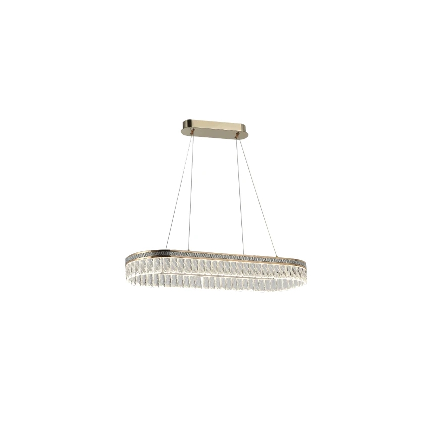 LED kristalni luster na sajli THALIA LED/50W/230V 3000-6000K s mogućnošću prigušivanja + daljinski upravljač