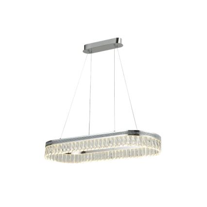 LED kristalni luster na sajli THALIA s mogućnošću prigušivanja LED/50W/230V 3000-6000K + daljinsko upravljanje