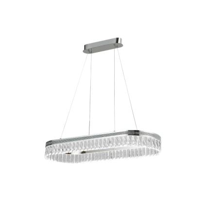 LED kristalni luster na sajli THALIA s mogućnošću prigušivanja LED/50W/230V 3000-6000K + daljinsko upravljanje