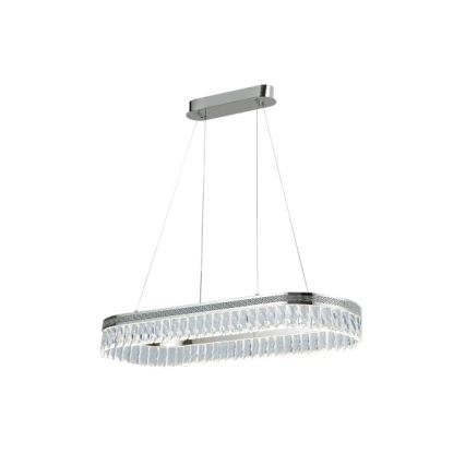 LED kristalni luster na sajli THALIA s mogućnošću prigušivanja LED/50W/230V 3000-6000K + daljinsko upravljanje