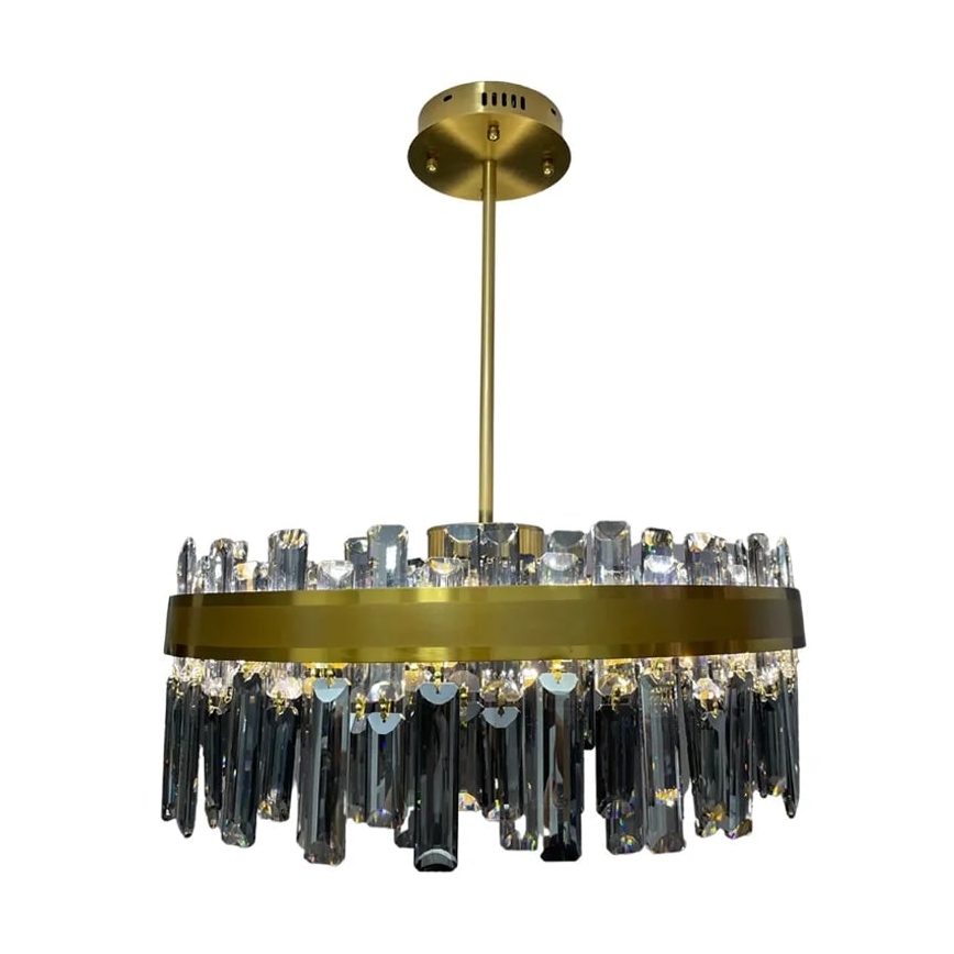LED Prigušivi kristalni luster na šipci LED/80W/230V 3000-6500K + daljinski upravljač