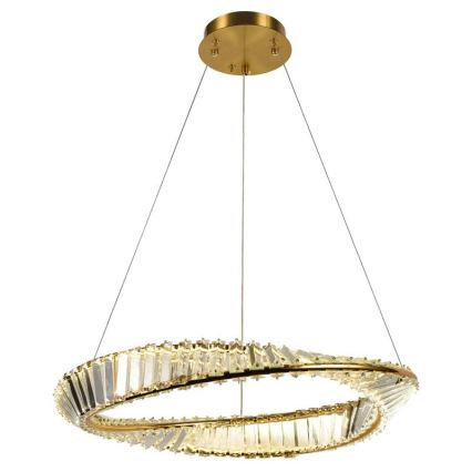 LED prigušivi kristalni luster na užetu LED/40W/230V 3000-6500K + daljinski upravljač