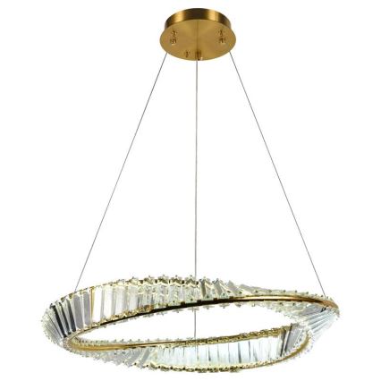 LED prigušivi kristalni luster na užetu LED/40W/230V 3000-6500K + daljinski upravljač