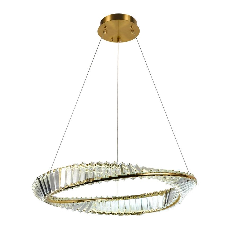 LED prigušivi kristalni luster na užetu LED/40W/230V 3000-6500K + daljinski upravljač