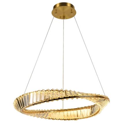 LED prigušivi kristalni luster na užetu LED/40W/230V 3000-6500K + daljinski upravljač
