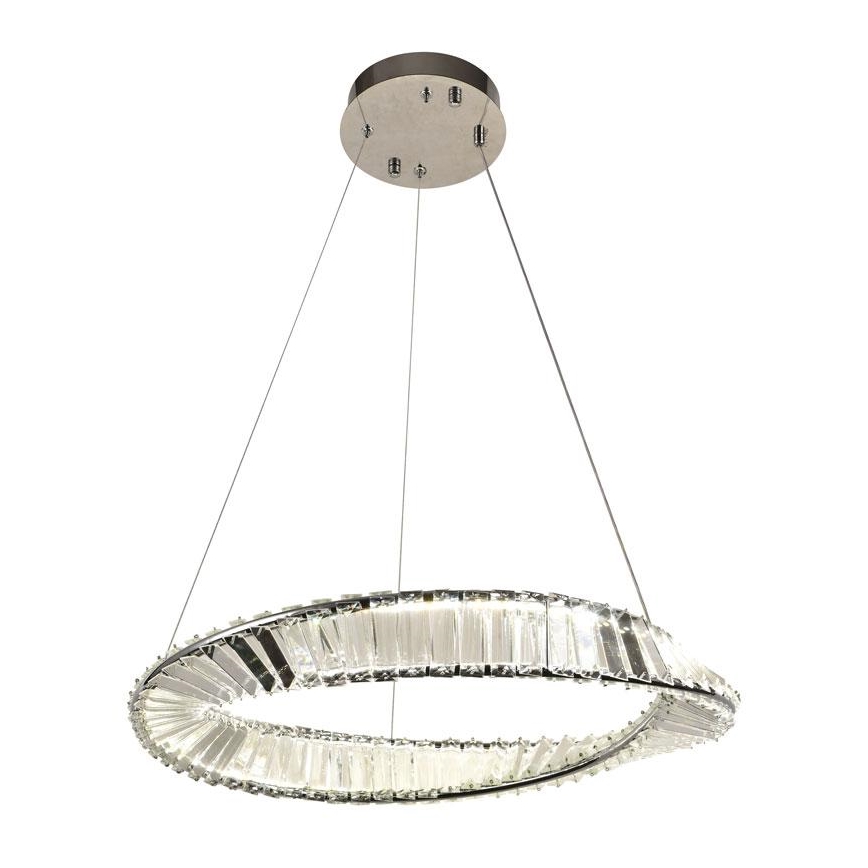 LED prigušivi kristalni luster na užetu LED/40W/230V 3000-6500K + daljinski upravljač
