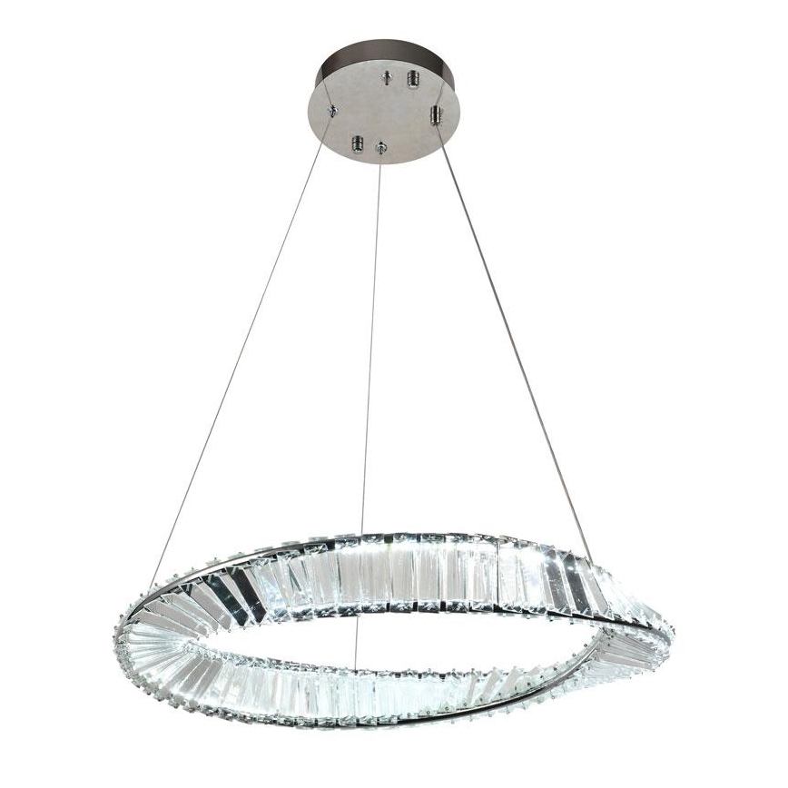 LED prigušivi kristalni luster na užetu LED/40W/230V 3000-6500K + daljinski upravljač
