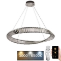 LED prigušivi kristalni luster na užetu LED/50W/230V 3000-6500K + daljinski upravljač