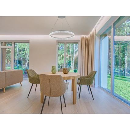 Viseći luster s mogućnošću prigušivanja na sajli ALIANZ LED/45W/230V 3000-6000K promjer 60 cm + daljinski upravljač
