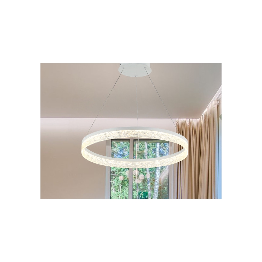 Viseći luster s mogućnošću prigušivanja na sajli ALIANZ LED/45W/230V 3000-6000K promjer 60 cm + daljinski upravljač