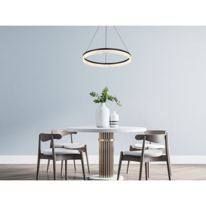 LED prigušivi luster na sajli ALIANZ LED/45W/230V 3000-6000K promjer 60 cm + daljinski upravljač