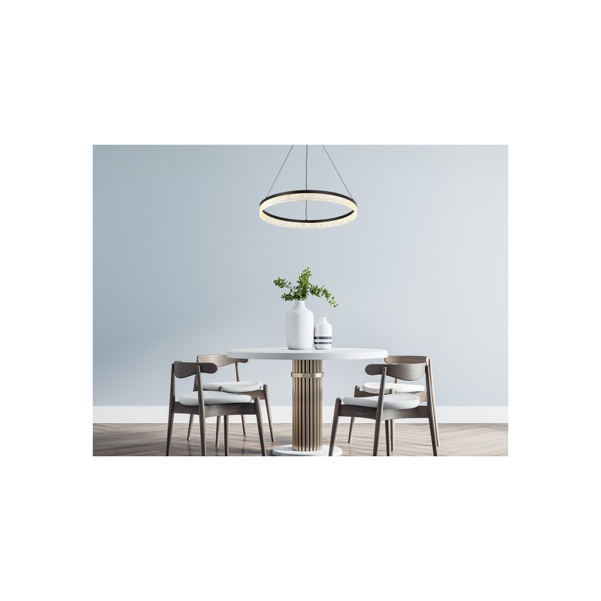 LED prigušivi luster na sajli ALIANZ LED/45W/230V 3000-6000K promjer 60 cm + daljinski upravljač