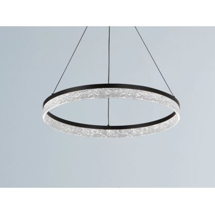 LED prigušivi luster na sajli ALIANZ LED/45W/230V 3000-6000K promjer 60 cm + daljinski upravljač