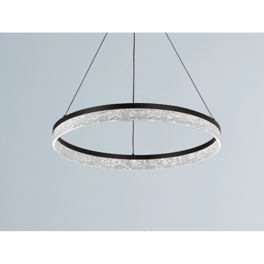 LED prigušivi luster na sajli ALIANZ LED/45W/230V 3000-6000K promjer 60 cm + daljinski upravljač