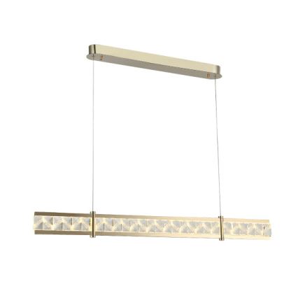 LED prigušivi kristalni luster na sajli ENRIQUE LED/20W//230V 3000-6000K + s daljinskim upravljačem