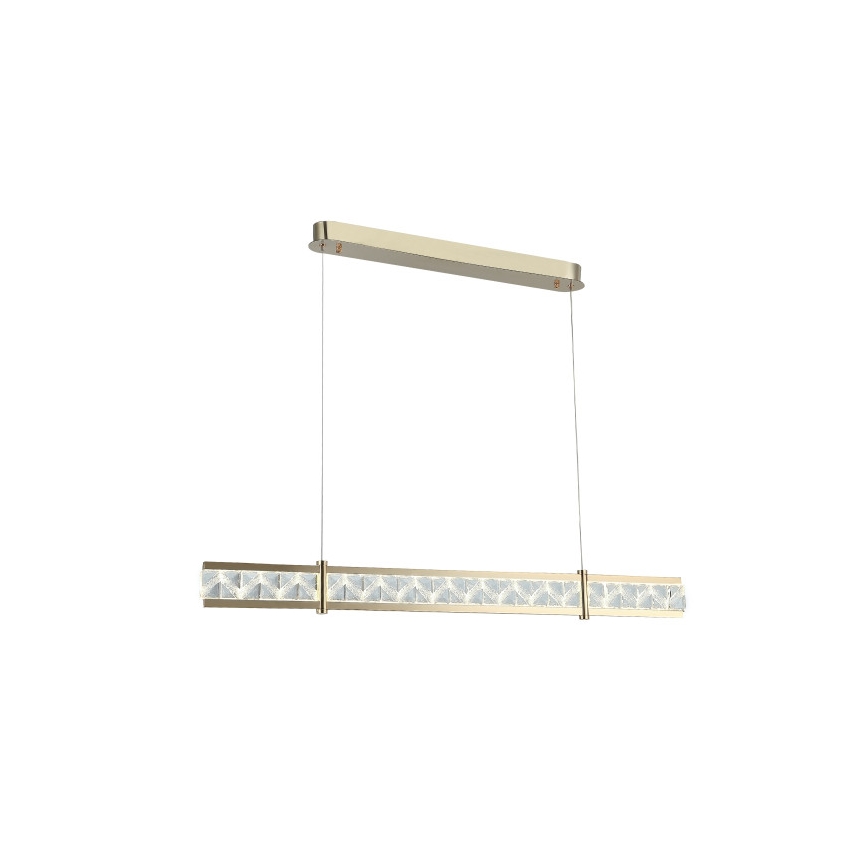 LED prigušivi kristalni luster na sajli ENRIQUE LED/20W//230V 3000-6000K + s daljinskim upravljačem