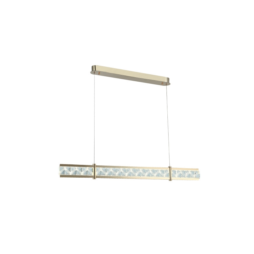 LED prigušivi kristalni luster na sajli ENRIQUE LED/20W//230V 3000-6000K + s daljinskim upravljačem
