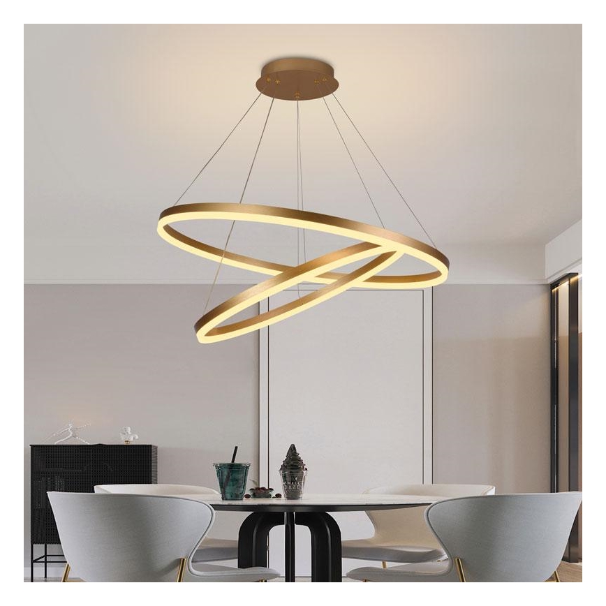 LED Prigušivi luster na sajli LED/100W/230V 3000-6500K + daljinski upravljač