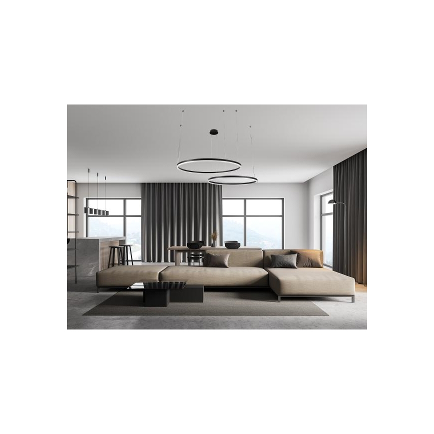 LED Prigušivi luster na sajli LED/100W/230V 3000-6500K + daljinski upravljač