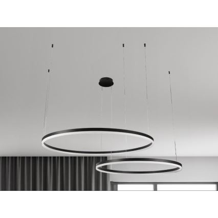 LED Prigušivi luster na sajli LED/100W/230V 3000-6500K + daljinski upravljač