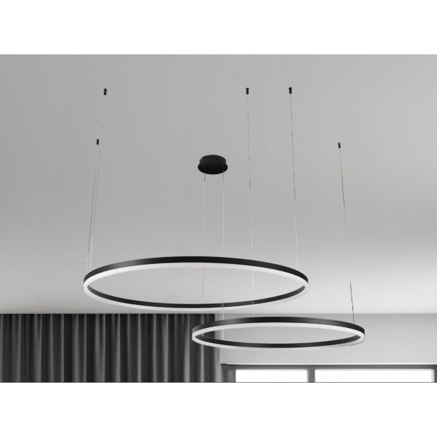 LED Prigušivi luster na sajli LED/100W/230V 3000-6500K + daljinski upravljač